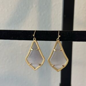 Kendra Scott Gold and Silver Drop Earrings